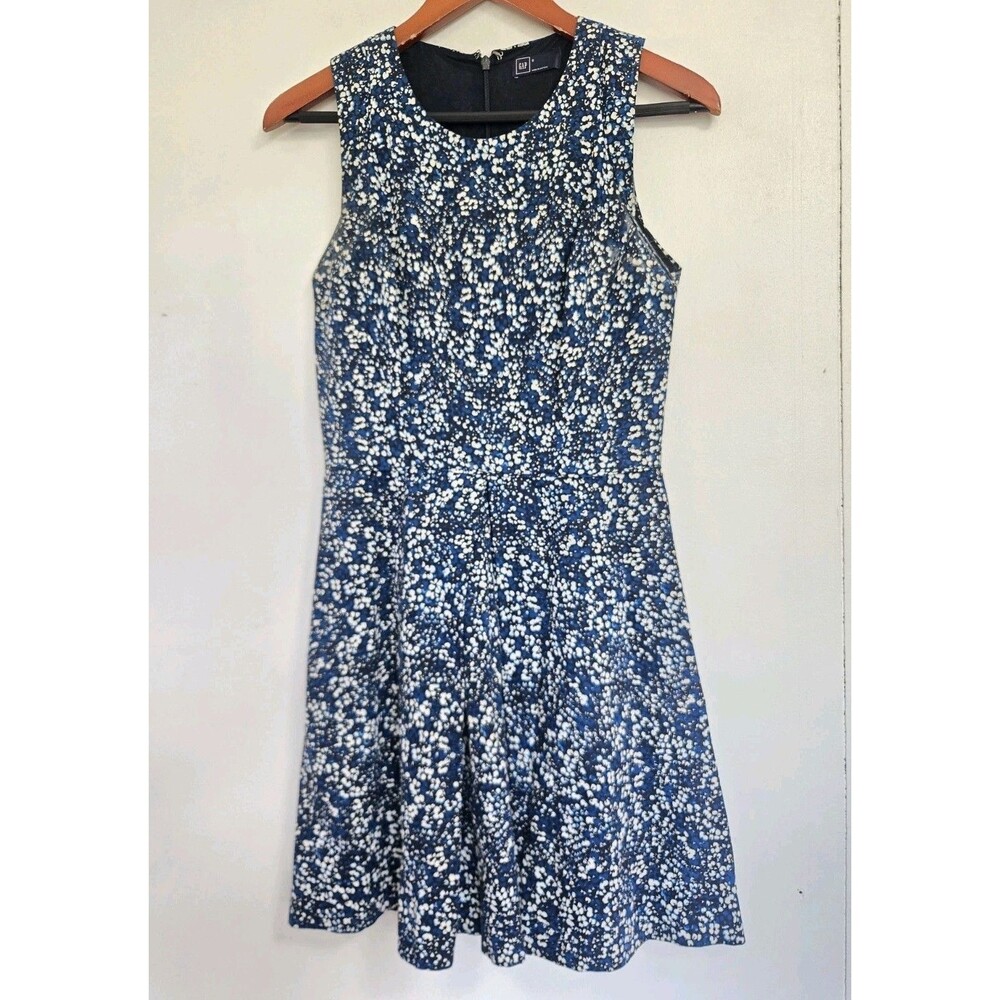 Gap Dress Womens 0 Blue Floral Boho Cottagecore Festival Granola Summer Beach